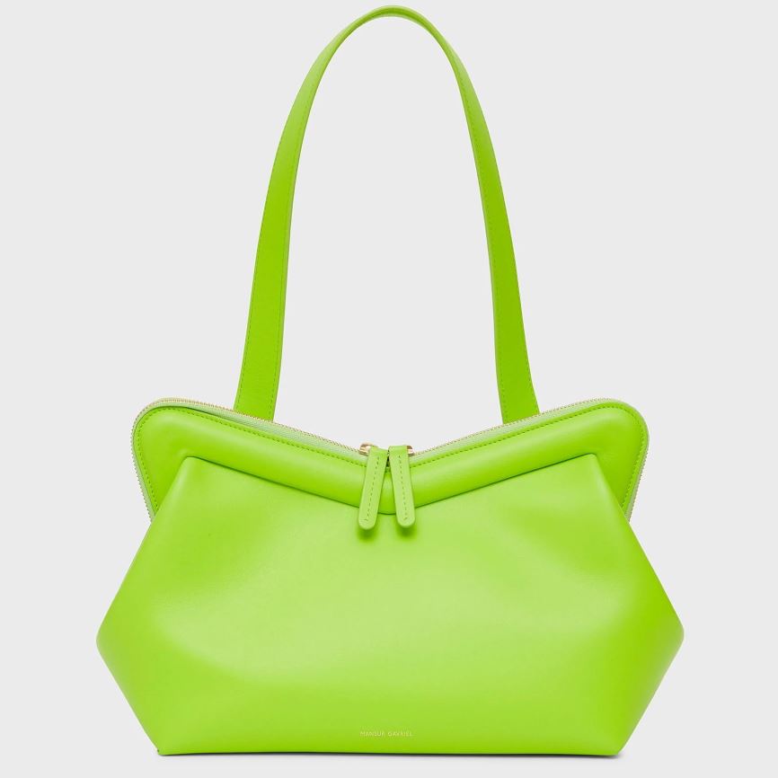 Women\'s Mansur Gavriel M Frame Shoulder Bags Light Green | AU 1685EK